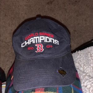 Red Sox World Series 2004 hat